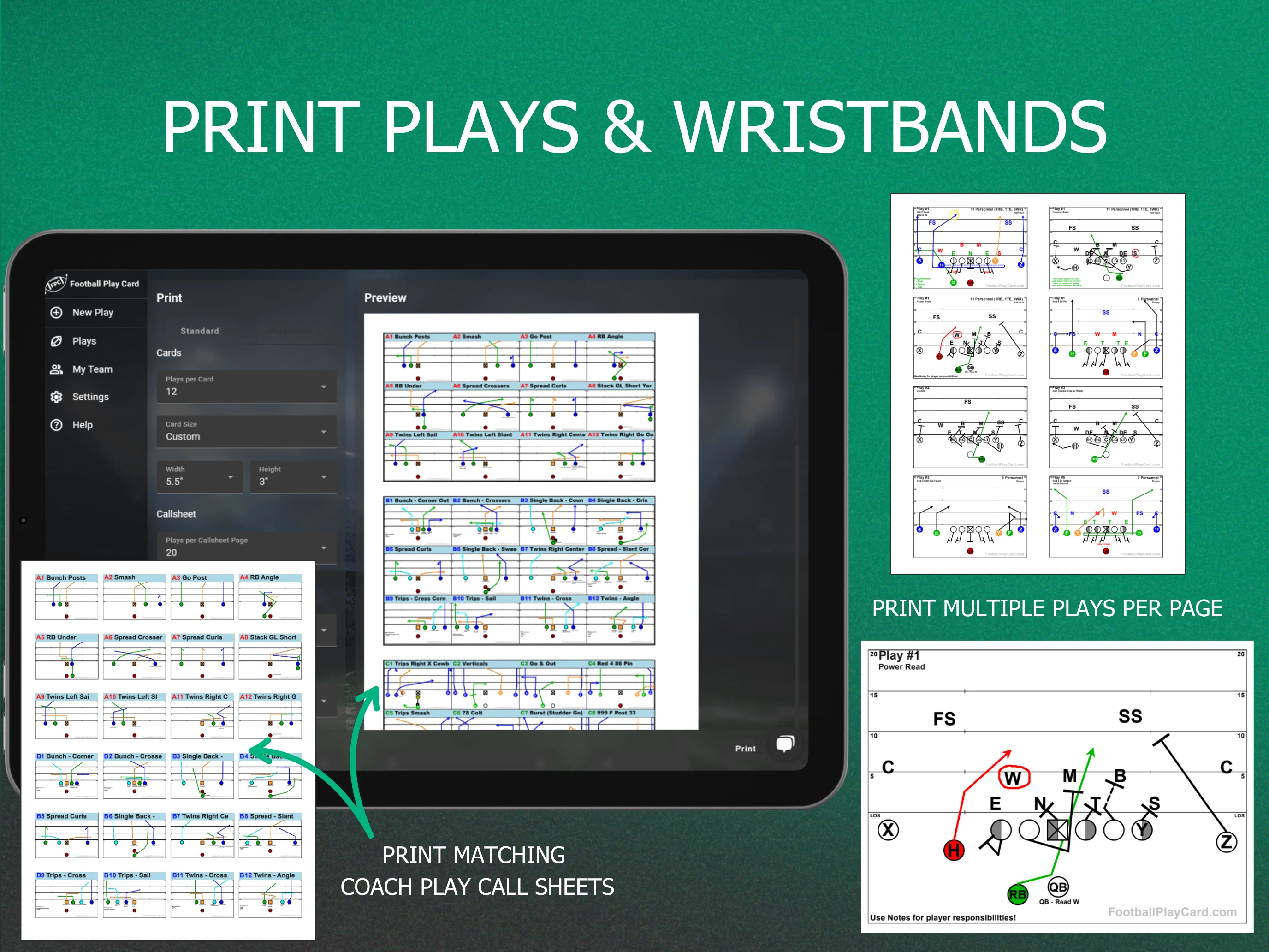 Football Play Card & Playbook screenshot