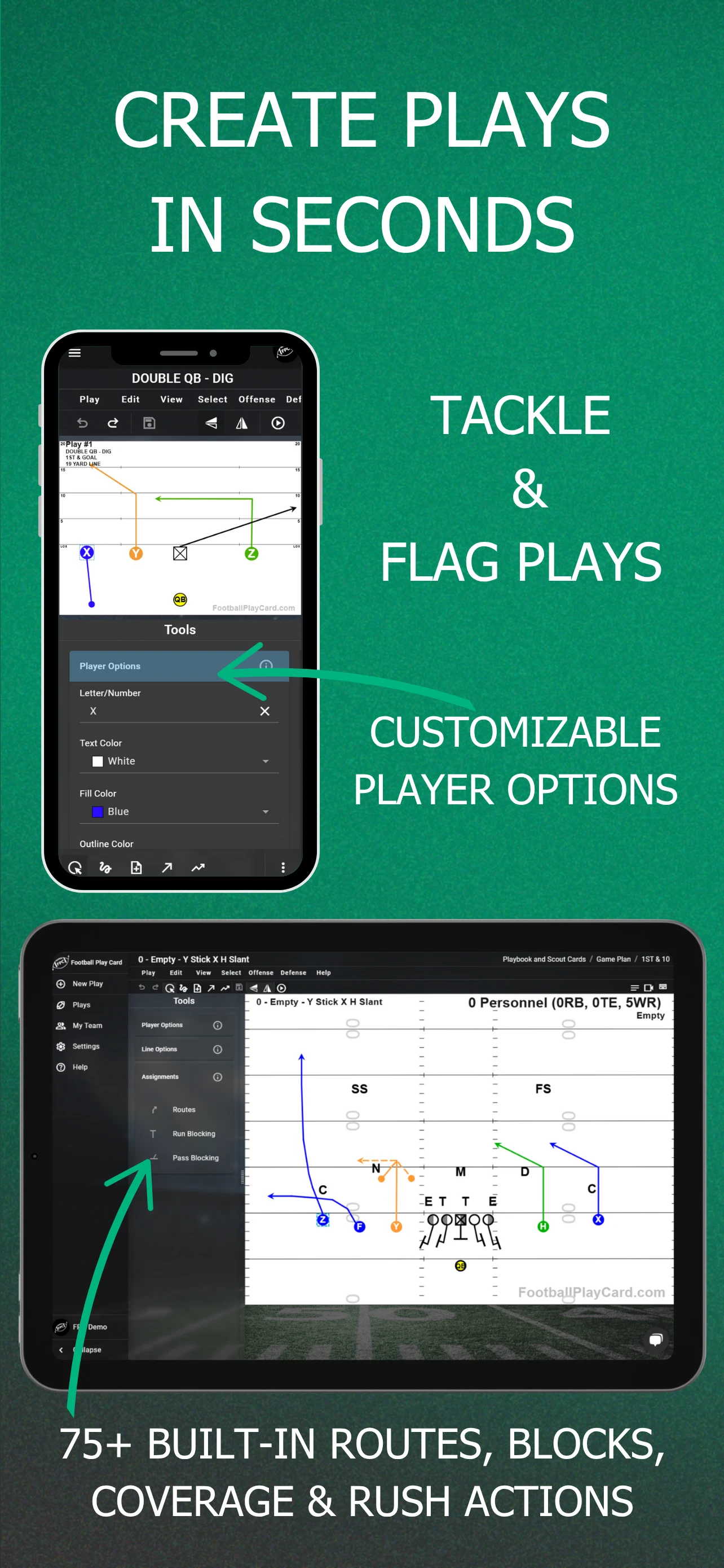 Football Play Card & Playbook screenshot